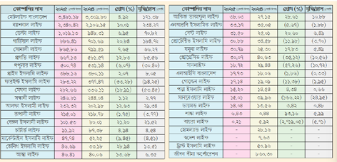 ২০২৫ সালে দেশের লাইফ বীমা খাতে ৩২ কোম্পানির গ্রস প্রিমিয়াম ১২০৪২ কোটি টাকা